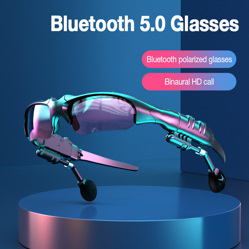 Bluetooth Headset On Ear - Earphone Stereo 5.0 nirkabel dengan mikrofon,