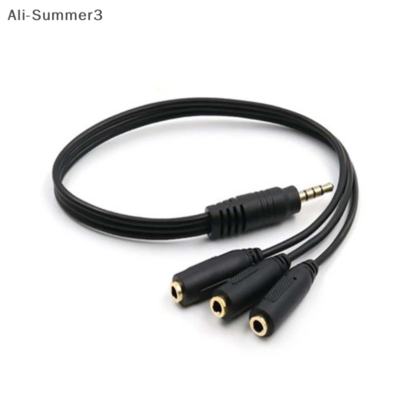 Adaptor Splitter Audio 3.5mm 3 - Earphone Splitter Jack ulasan dan harga