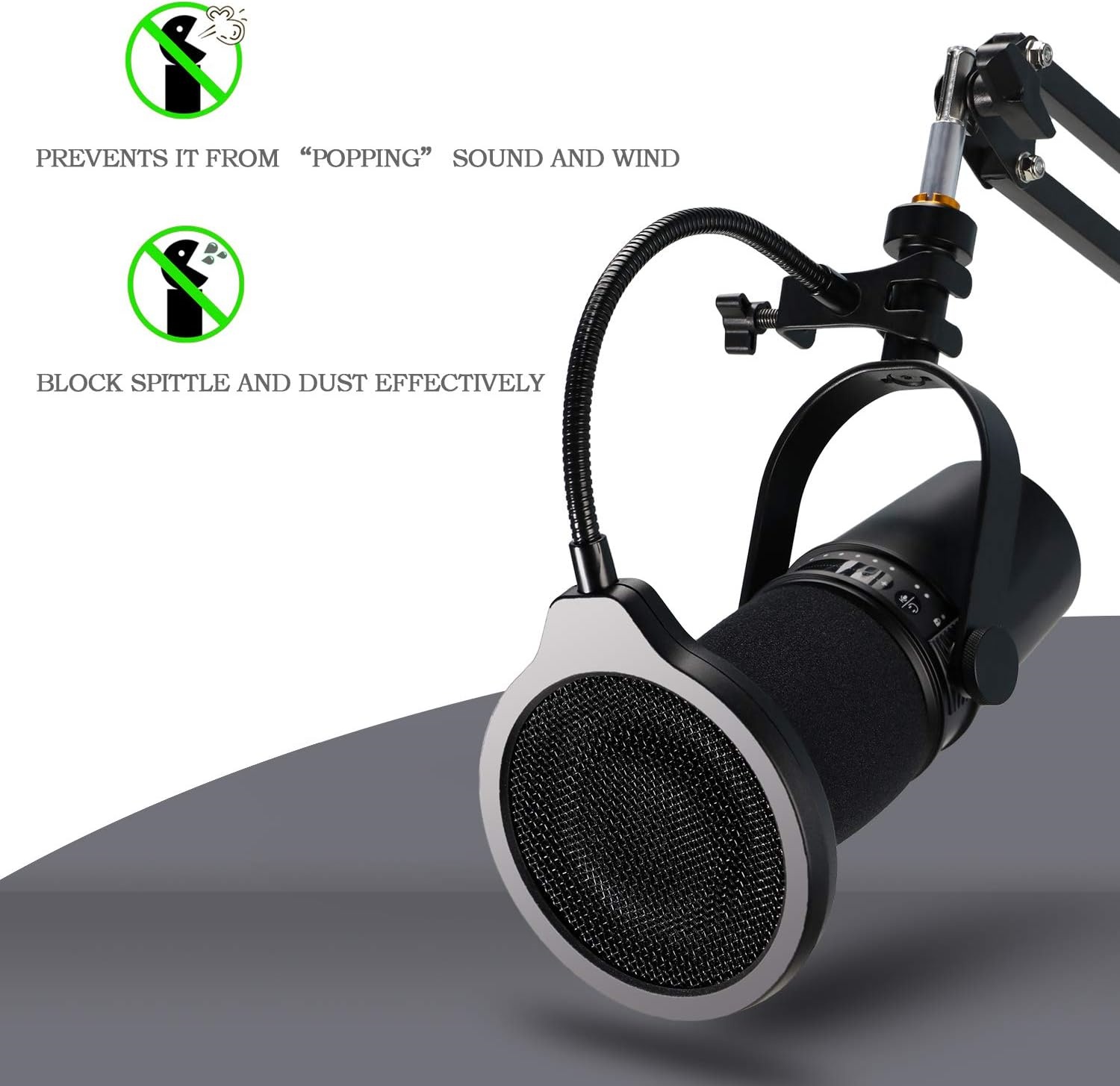 Filter Pop Mikrofon Shure MV7  - Shure Mic Mv7 ulasan dan harga